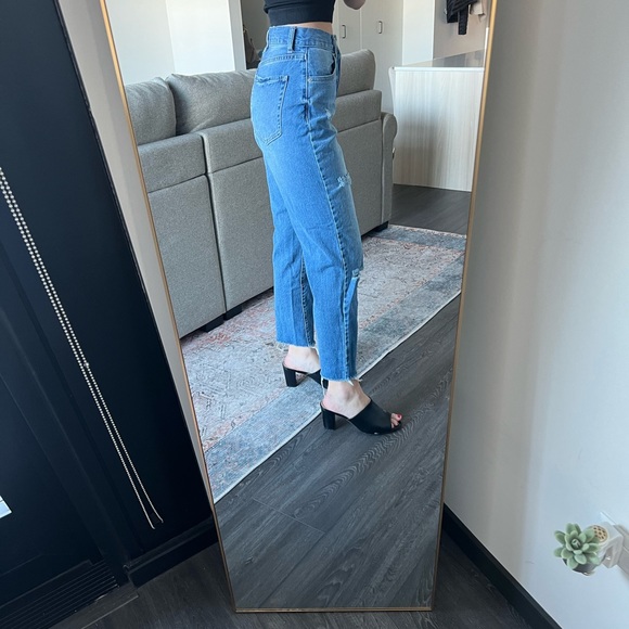 Distressed Mom Jeans - Picture 3 of 6